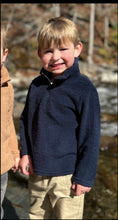 Load image into Gallery viewer, Me &amp; Henry Baby Boys Navy Fleece Jacket: Size 0/3M to 18/24M
