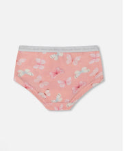 Load image into Gallery viewer, Deux par Deux Organic Cotton Boyshort Panty Pink and Blue Butterflies : Size 2/3 to 11/12
