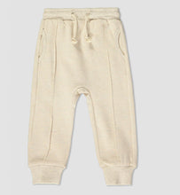 Load image into Gallery viewer, Ettie &amp; H Classic Cotton Joggers in Cream: Size NB to 12/18M
