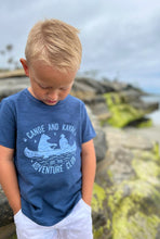 Load image into Gallery viewer, Me &amp; Henry Navy Blue Adventure Short Sleeved Tee : Size 0-3M - 18-24m
