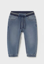 Load image into Gallery viewer, Mayoral Baby Boy Denim Joggers: Sizes 6M to 4 Years
