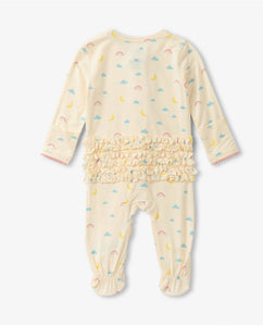 Hatley Baby Girls Lucky Charms Footed Sleeper: Size NB-6M