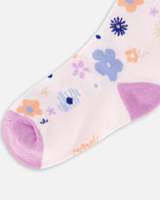 Load image into Gallery viewer, Deux Par Deux Violet Tulle Socks : Size 3-12
