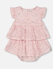 Load image into Gallery viewer, Deux Par Deux Pink Floral Headband (Matches Pink Floral Baby Girl Dress): 3M to 12M
