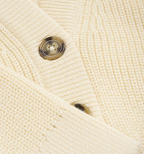 Load image into Gallery viewer, Creamie Cotton Knit Cardigan in Buttercream: Sizes 4/5 to 13/14Years
