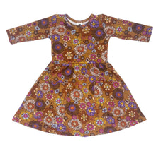 Load image into Gallery viewer, Little &amp; Lively Clementine Flower Power Dress: Size 9/10 to 13/14 Years
