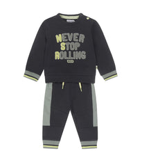 Load image into Gallery viewer, Never Stop Rolling Baby Boy Joggers: Sizes 3M to 24M
