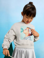 Load image into Gallery viewer, Mayoral Girls Cropped Colorful Graphic Pullover: Size 2 to 8

