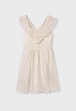 Load image into Gallery viewer, Mayoral Girls Eyelet Lace Flutter Dress: 8-16
