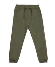 Load image into Gallery viewer, Minymo Olive Green Organic Cotton Sweat Pants: Sizes 2 to 12 Years
