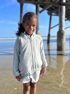 Vignette Girls Terry Cotton Zip Hoodie: Sizes 2 to 16 Years