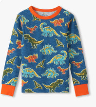 Load image into Gallery viewer, Hatley Colourful “Dinosaurs Roar” Organic Cotton Long Pants Pj Set: Sizes 2 to 12

