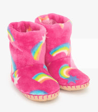 Load image into Gallery viewer, Hatley Shooting Stars Fleece Slippers: Size SM(5-7) to XL(1-2)
