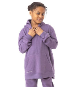 Nano Girls Oversized Hoodie in Purple: Size 8 to 16 Years