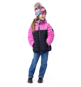 Nano Puffer Jacket in Pink: Size 2 to 8 Years