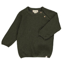 Load image into Gallery viewer, Me &amp; Henry Boys Knit Sweater in Olive Green: Size 5/6 to 12 Years
