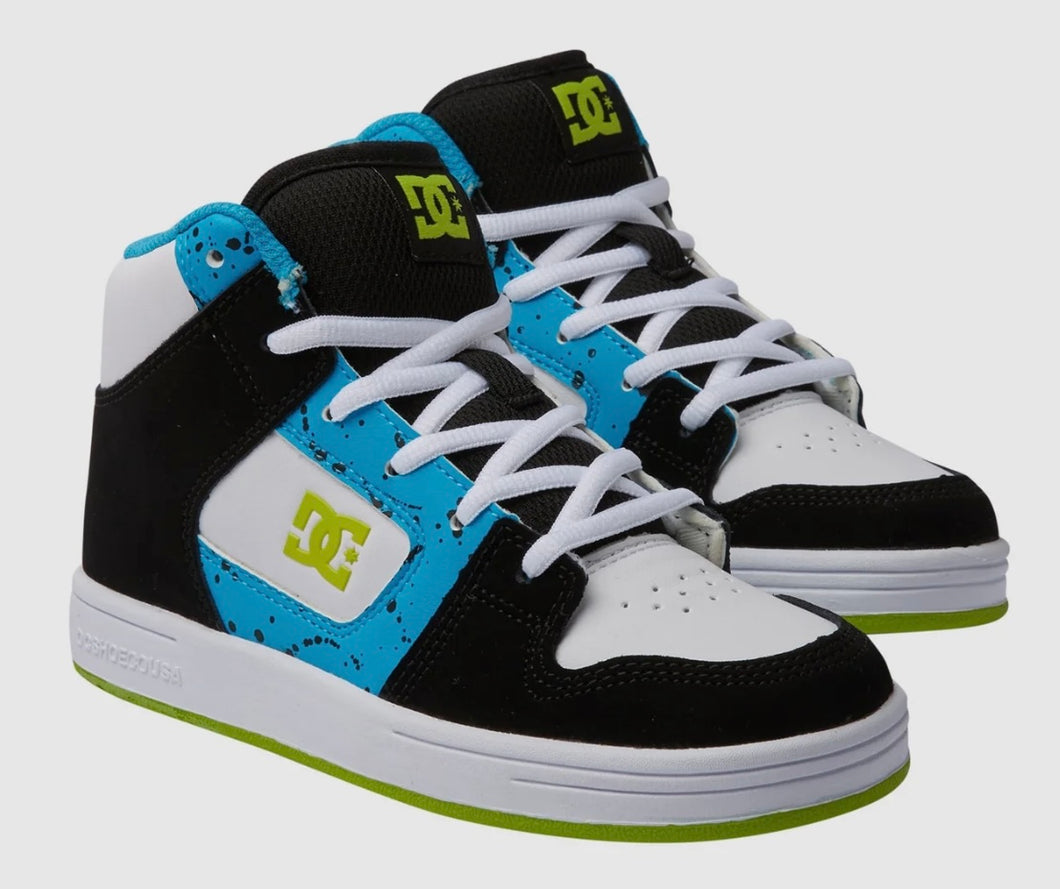 DC Manteca 4 High Top Sneakers in Green/Grey/Black