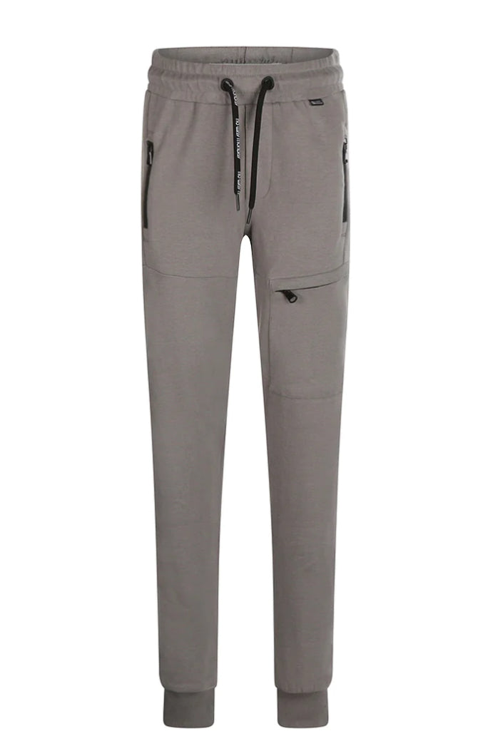 Boys Brushed Fleece Slim Joggers in Grey : Sizes 8 to 16y