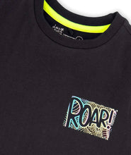 Load image into Gallery viewer, Deux Par Deux “Roar” Dino Graphic Short Sleeved Tee: Size 2 to 10
