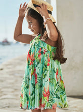 Load image into Gallery viewer, Mayoral Tropical Floral Print Dress: Sizes 2 to 8
