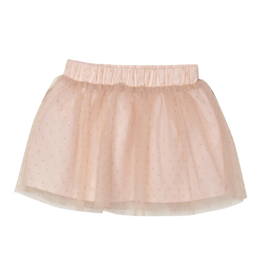 Creamie Girls Glitter Pale PinkTutu Skirt: Sizes 2 to 6