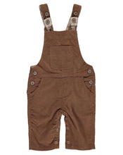Load image into Gallery viewer, Me &amp; Henry Brown Corduroy 0veralls: 0M-24M
