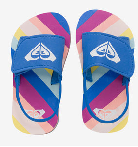 Roxy Girl “FINN” Rainbow Sandals: Size 8 to 10 Toddler