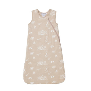 Coccoli Modal Sleepsack Sandcastle Print: Size NB to 36M