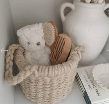 Load image into Gallery viewer, Nouka Baby Grooming Set (Brush/Comb) in Natural Wood

