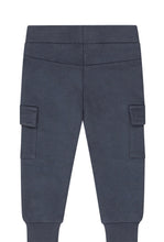 Load image into Gallery viewer, Baby Boy Cotton Jogger Pants in Navy: Size 12M to 24M
