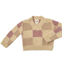 Load image into Gallery viewer, Vignette “Jackie” Sweater in Rose Check: Sizes 2 to 14
