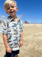 Load image into Gallery viewer, Me &amp; Henry Boys Hawaiian Print Woven Shirt: Sizes NB to 24M
