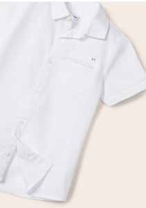 Mayoral White Boys Dress Shirt: Size 5-9