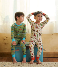 Load image into Gallery viewer, Hatley Boys “Vintage Rodeo” Print Pajama Set: Size 3 to 8 Years
