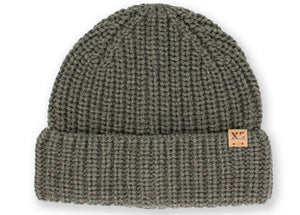 XS United Kids Chunky Beanie in Moss: 2 to 8 Years