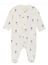 Load image into Gallery viewer, Fixoni Organic Cotton Zipper Sleeper Balloon Print: Sizes NB to 6M
