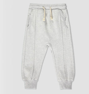 Ettie & H Classic Cotton Joggers in Grey: Size NB to 7 Years