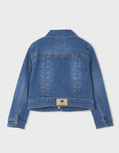 Load image into Gallery viewer, Mayoral Girls Cropped Denim Jacket : Size 3 to 8 Years
