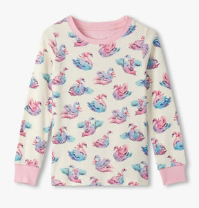 Hatley Elegant Swans Pajamas : Sizes 2 to 12 Years