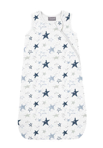Coccoli Modal Sleepsack TOG 1.5 in Stars on White Print: Size NB to 36M