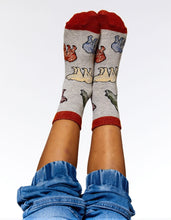 Load image into Gallery viewer, Deux Par Deux “Friendly Bears” Print Socks : Size 3/4 to 10/12 Years
