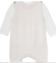 Load image into Gallery viewer, Fixoni Baby Light Pink Cream Cotton Knit Romper: Size 1-9 Months
