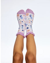 Load image into Gallery viewer, Deux Par Deux Violet Tulle Socks : Size 3-12
