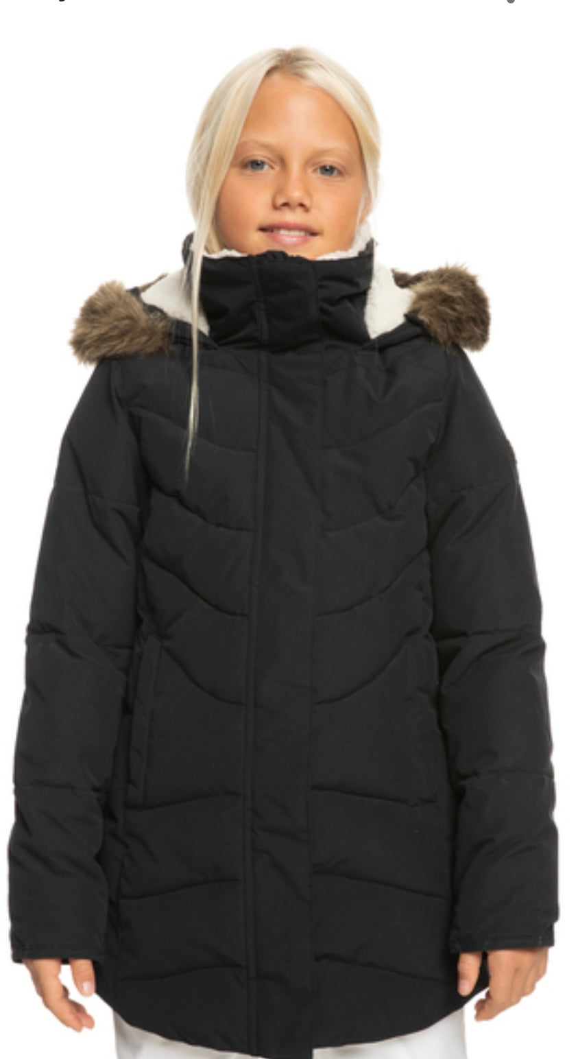 Roxy Elsie Girls Winter Jacket: Sizes Youth 10 to 16