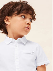 Mayoral White Boys Dress Shirt: Size 5-9