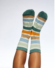 Load image into Gallery viewer, Deux Par Deux NORTH ATLANTIC Socks : Size 3-12
