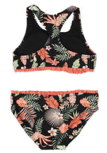 Load image into Gallery viewer, Mandarine &amp; Co Black Canyon Leaf 2 Piece Swim Set: Size 7 to 14 Years
