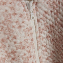 Load image into Gallery viewer, Fixoni Cameo Rose Lined Cotton Wholesuit Bunting Size 1-3M
