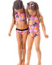 Load image into Gallery viewer, Nano Girls&#39; two-piece UV swimsuit Pale Pink: Size 4-8
