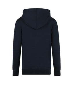 Zip Up Cotton Hoodie in Dark Blue: Size 2 to 12 Years